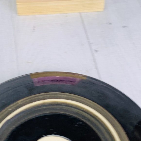 Sango NOVA BLACK 4932  Grayish White Center Stoneware Salad Dessert Plate Set 4 - Picture 7 of 12